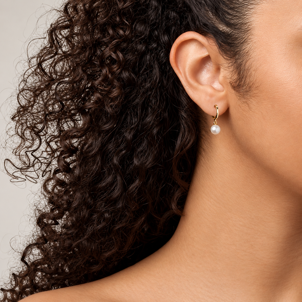 JURÉA Perle Hoops Earrings